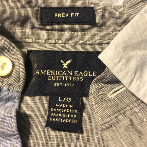 American Eagle long sleeve button down, Large - Picture 2 of 2